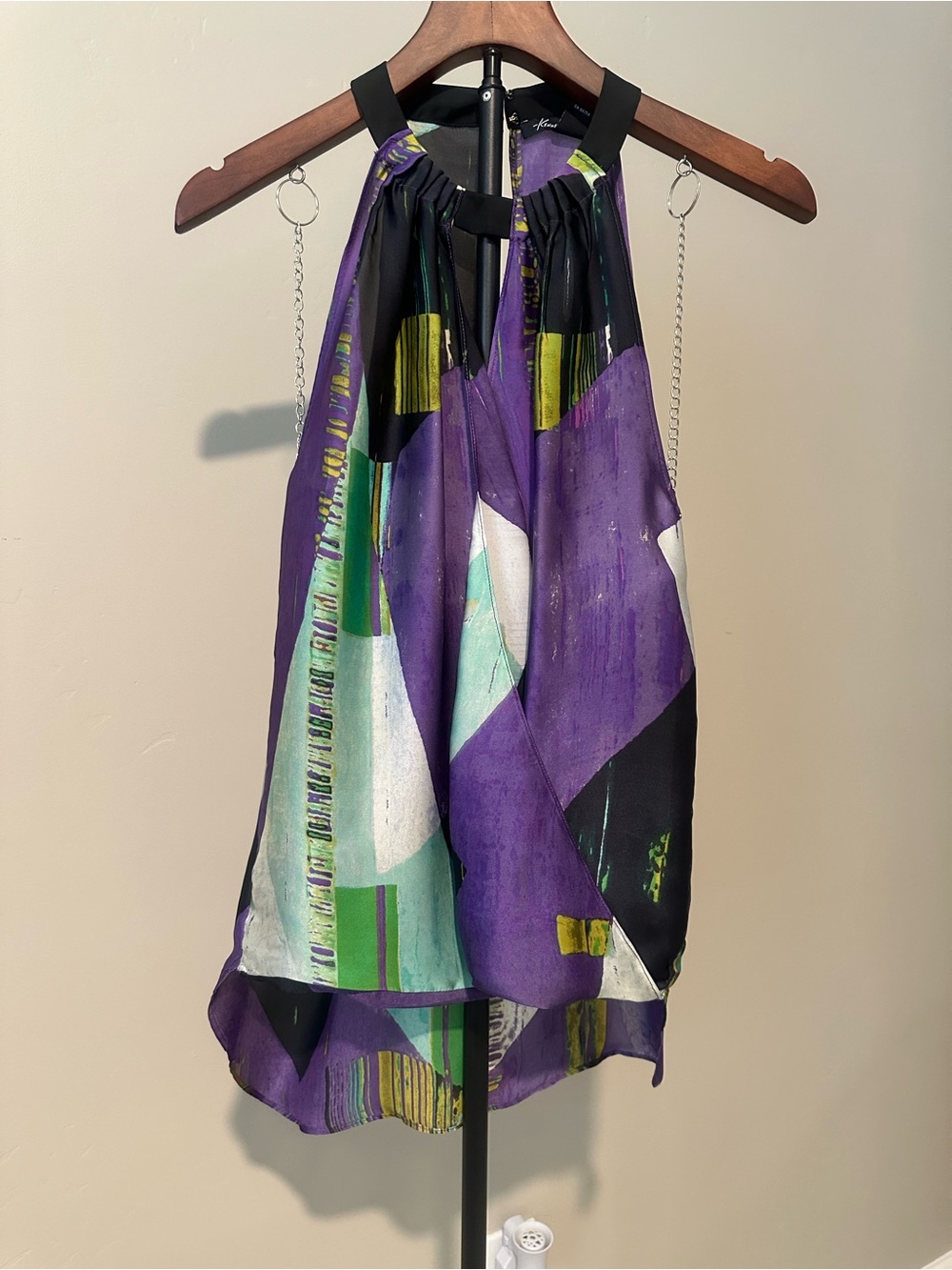 Kenneth Cole Purple Abstract Print Women’s Skirt
